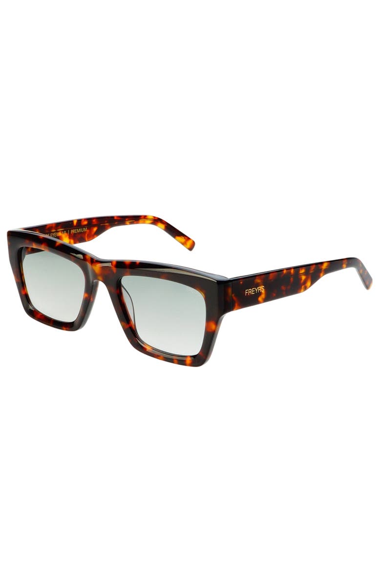 FREYRS Eyewear Nico Square Sunglasses, Alternate, color, Tortoise