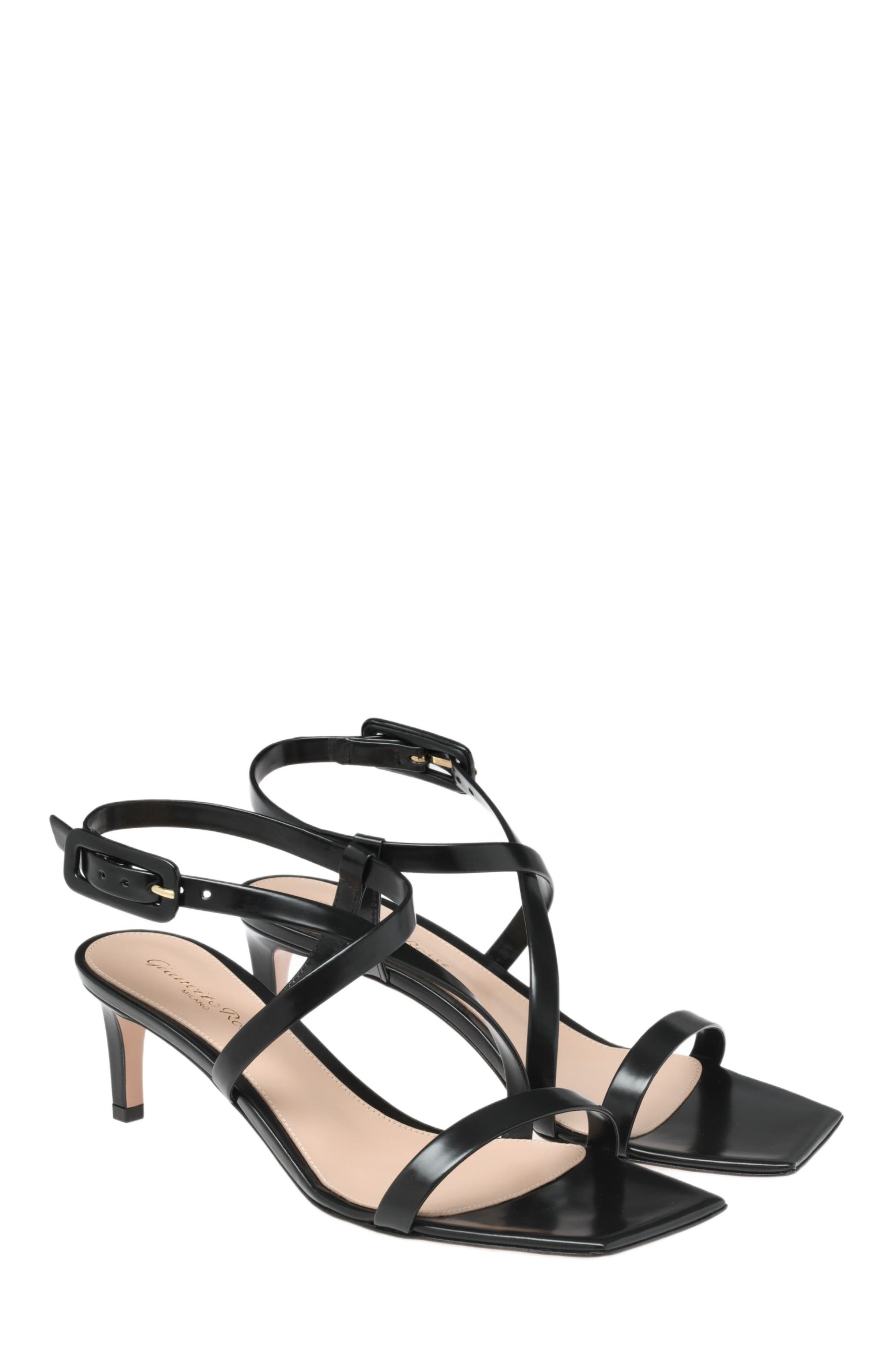 Lindsay Sandal, Alternate, color, BLACK