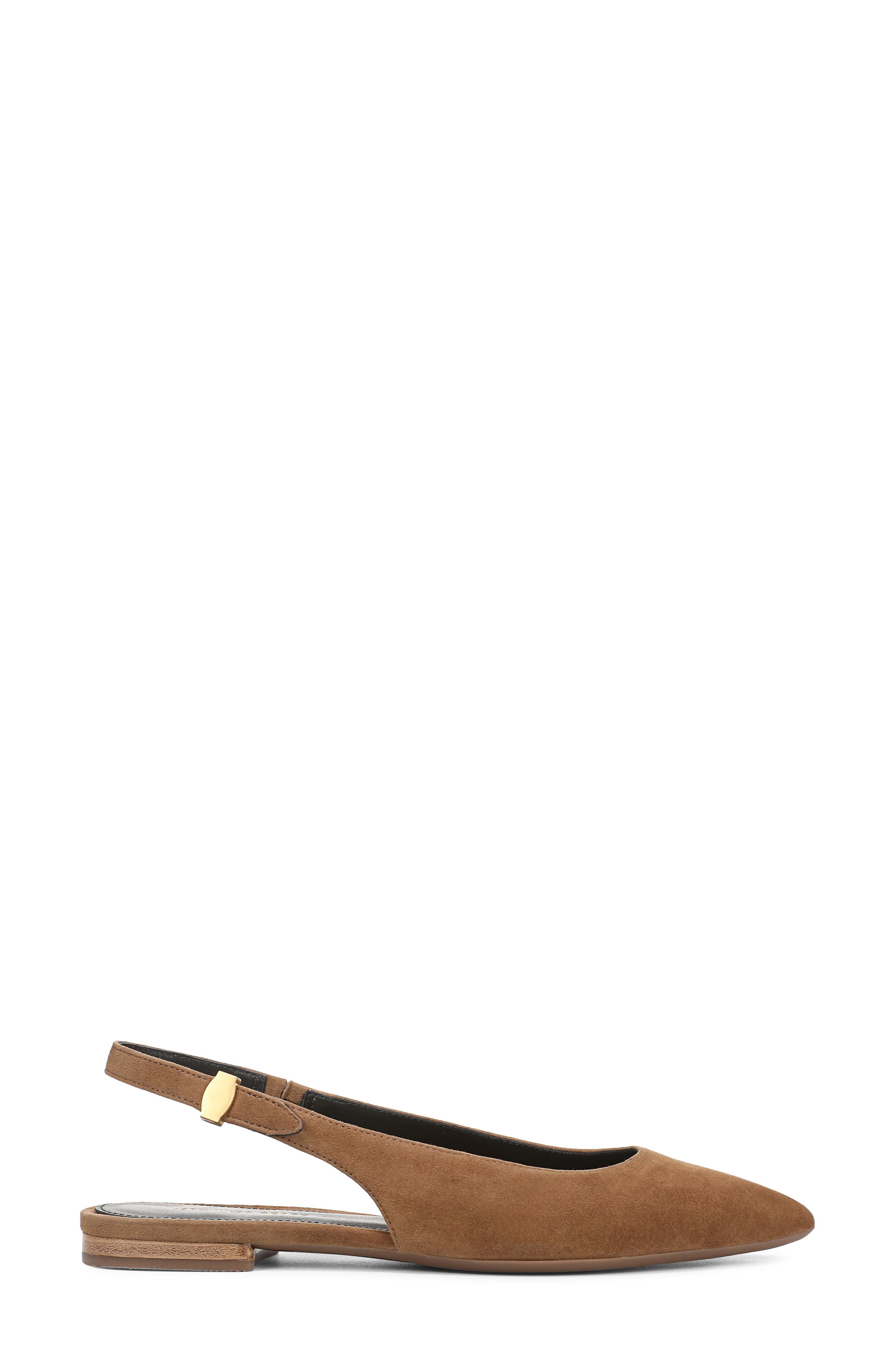 Shina Slingback Pointed Toe Flat, Alternate, color, HAZELWOOD