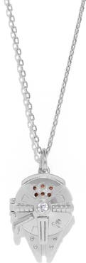 Girls Crew Star Wars Millenium Falcon Locket Necklace