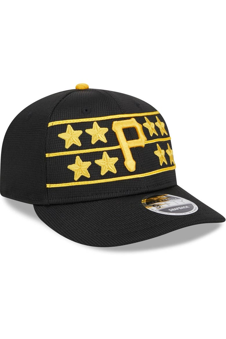 Men's New Era  Black Pittsburgh Pirates 2024 Batting Practice Low Profile 9FIFTY Snapback Hat, Alternate, color, Black
