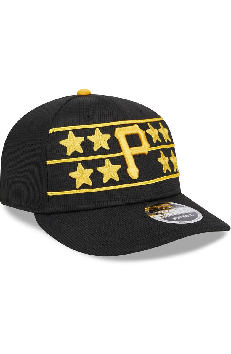 New Era Men's New Era  Black Pittsburgh Pirates 2024 Batting Practice Low Profile 9FIFTY Snapback Hat, Alternate, color, 