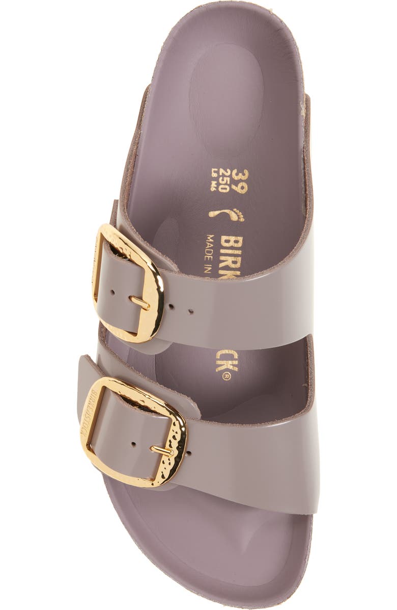 Birkenstock Arizona Hammered Big Buckle Sandal, Alternate, color, Faded Purple