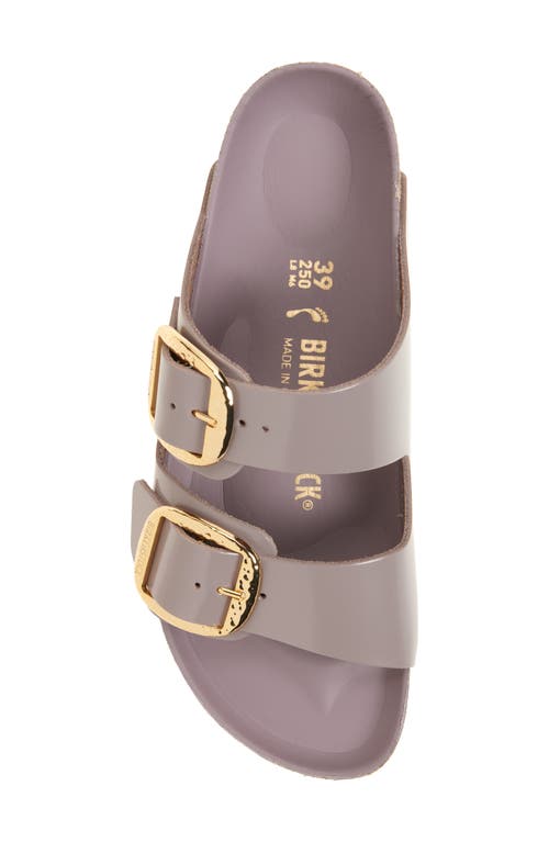 BIRKENSTOCK BIRKENSTOCK ARIZONA HAMMERED BIG BUCKLE SLIDE SANDAL