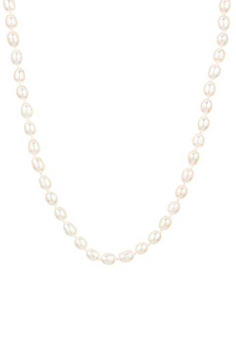 Chunky Genuine Seed Pearl Necklace