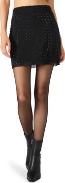 Steve Madden Keily Stud Miniskirt