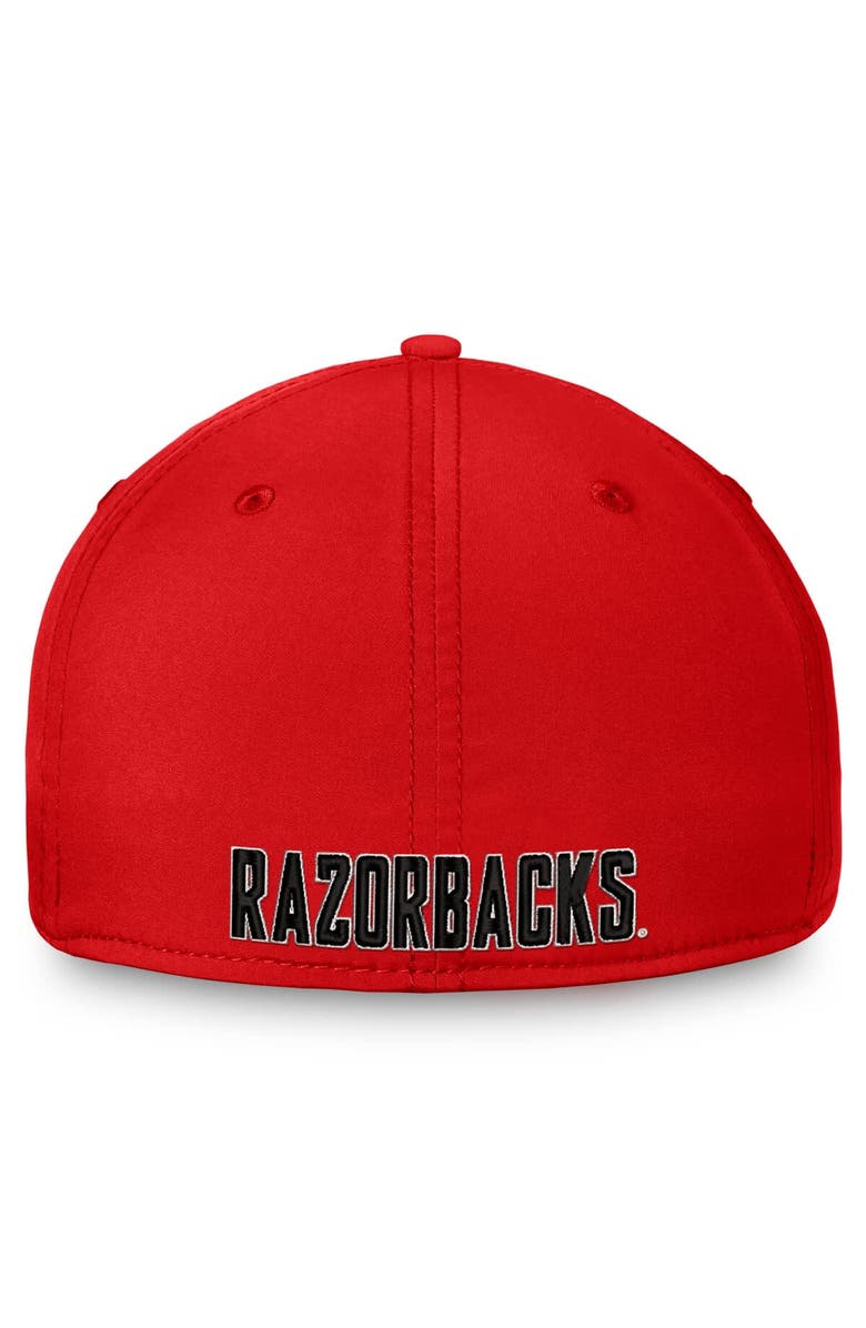 TOP OF THE WORLD Men's Top of the World Cardinal Arkansas Razorbacks Reflex 2.0 Flex Fit Hat, Alternate, color, Cardinal