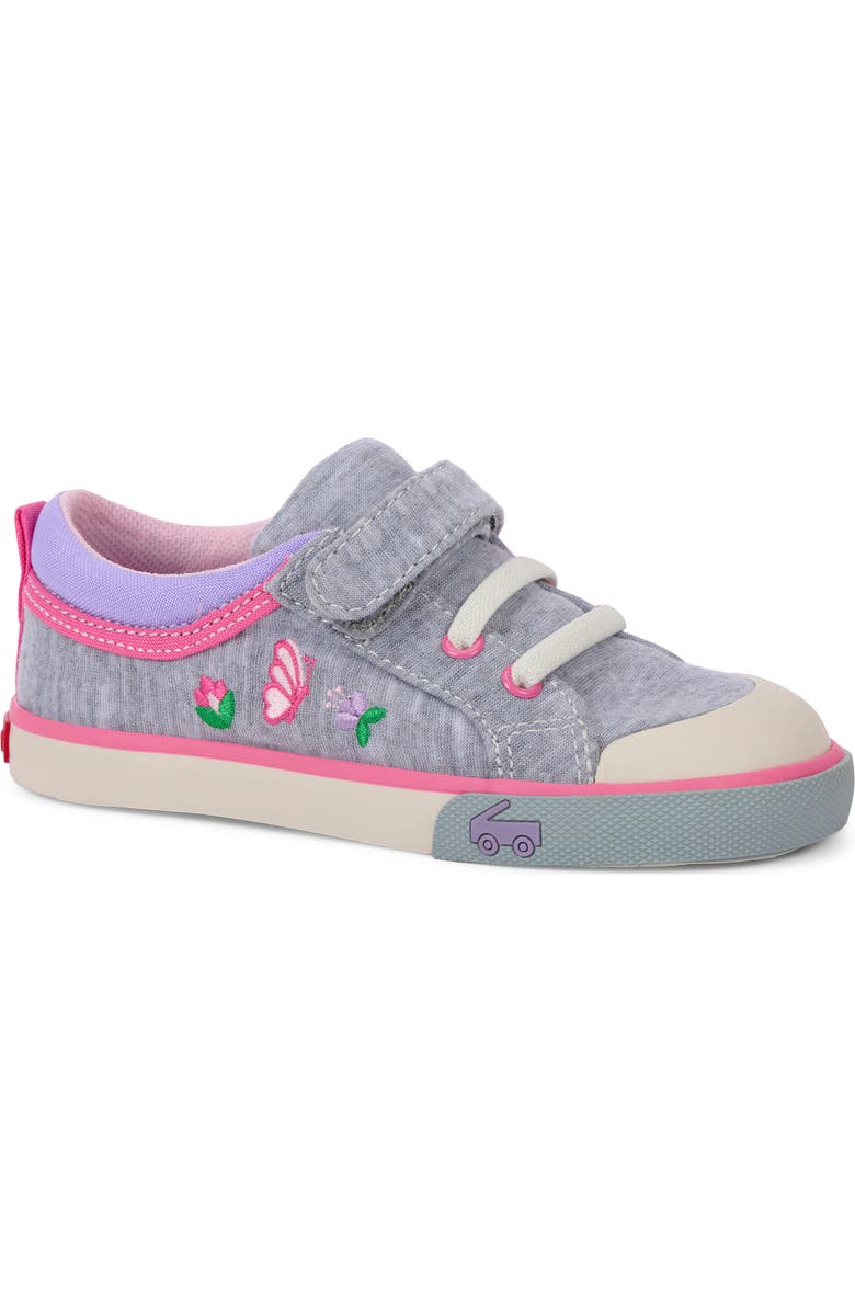 See Kai Run Kristin Sneaker, Main, color, Gray Jersey/ Garden