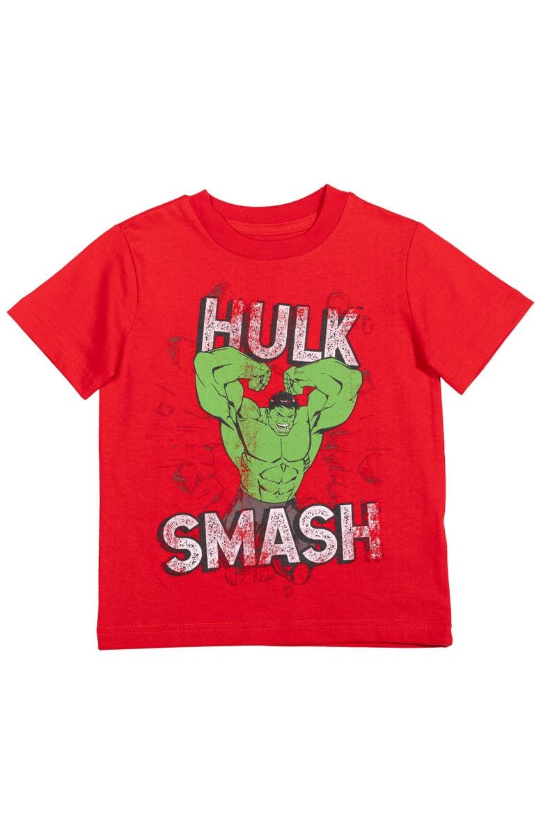 Marvel 2-Pack T-Shirts, Alternate, color, Avengers The Hulk Multicolor