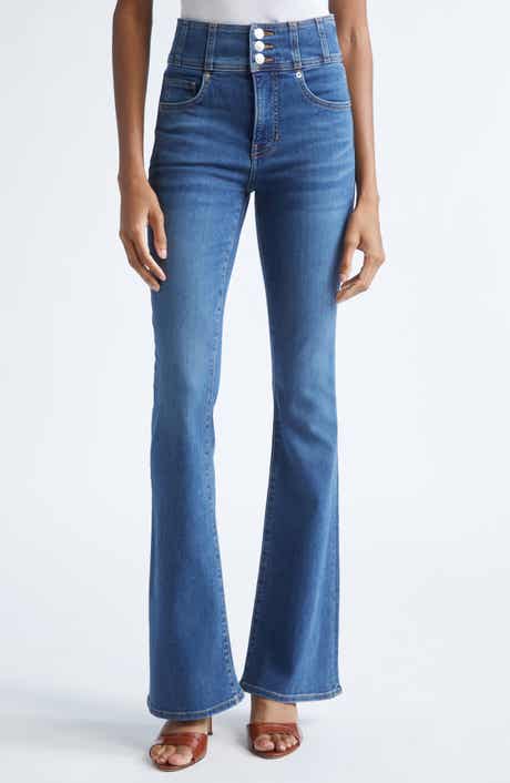 Veronica Beard Beverly High Waist Skinny Flare Jeans