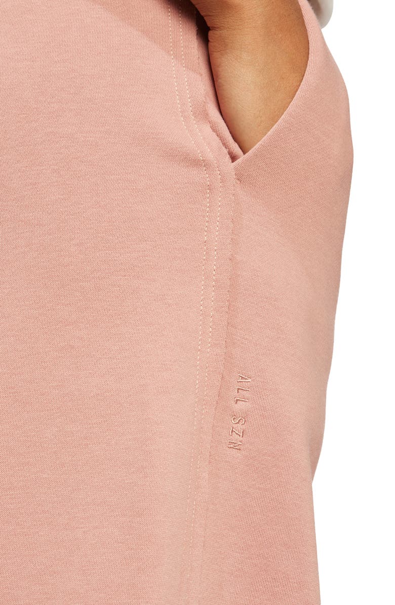 adidas Loose Fit Crop Fleece Pants, Alternate, color, 