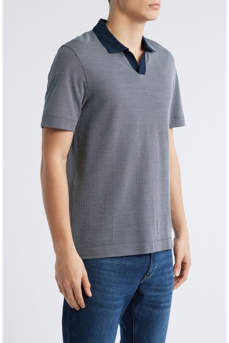 Parson Cotton & Silk Polo, Alternate, color, DARK BLUE