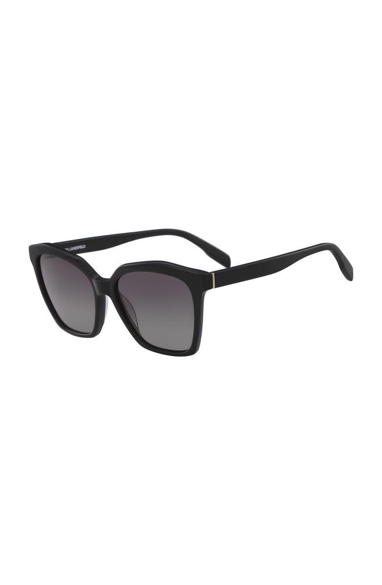 Karl Lagerfeld Sun 55mm Cat Eye Sunglasses, Alternate, color,