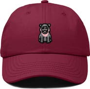 Dalix Hippo Embroidered Adjustable Hat