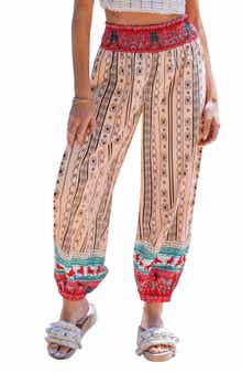 Cupshe Print Cover-Up Pants