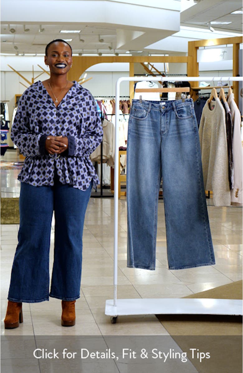 Free Fall High Waist Flare Leg Jeans, sales video thumbnail