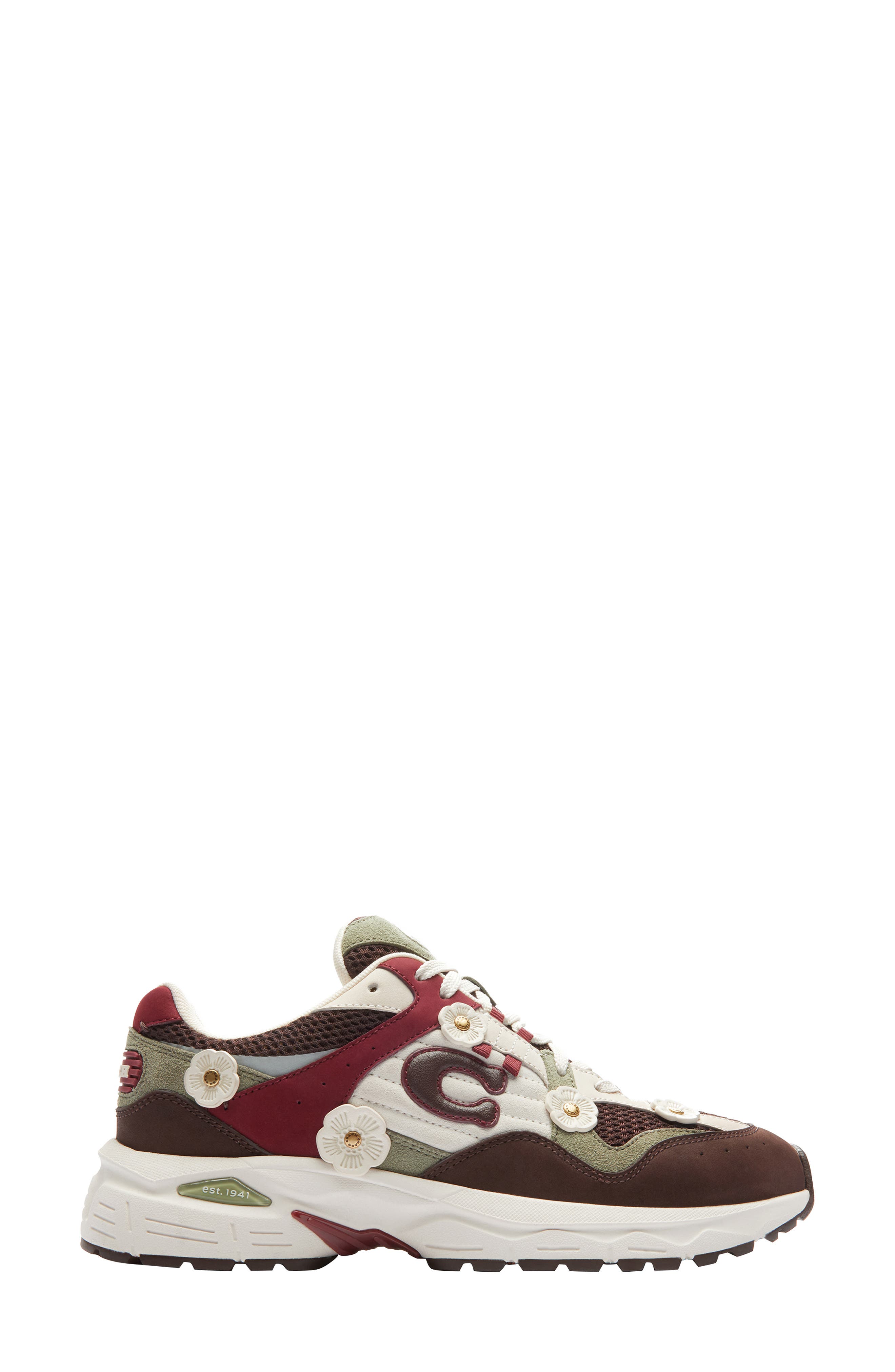 COACH C301 Tea Rose Sneaker, Alternate, color, 