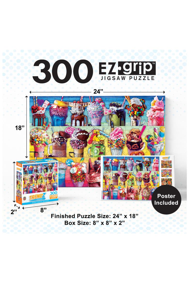 Freakshakes 300 Piece Jigsaw Puzzle, Alternate, color, Multicolor