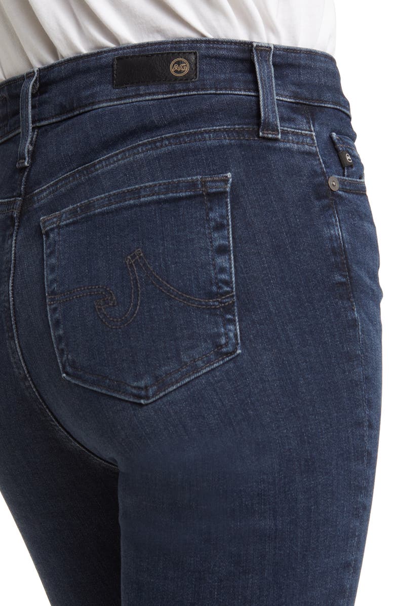 AG Mari High Waist Stretch Slim Straight Leg Jeans, Alternate, color, 