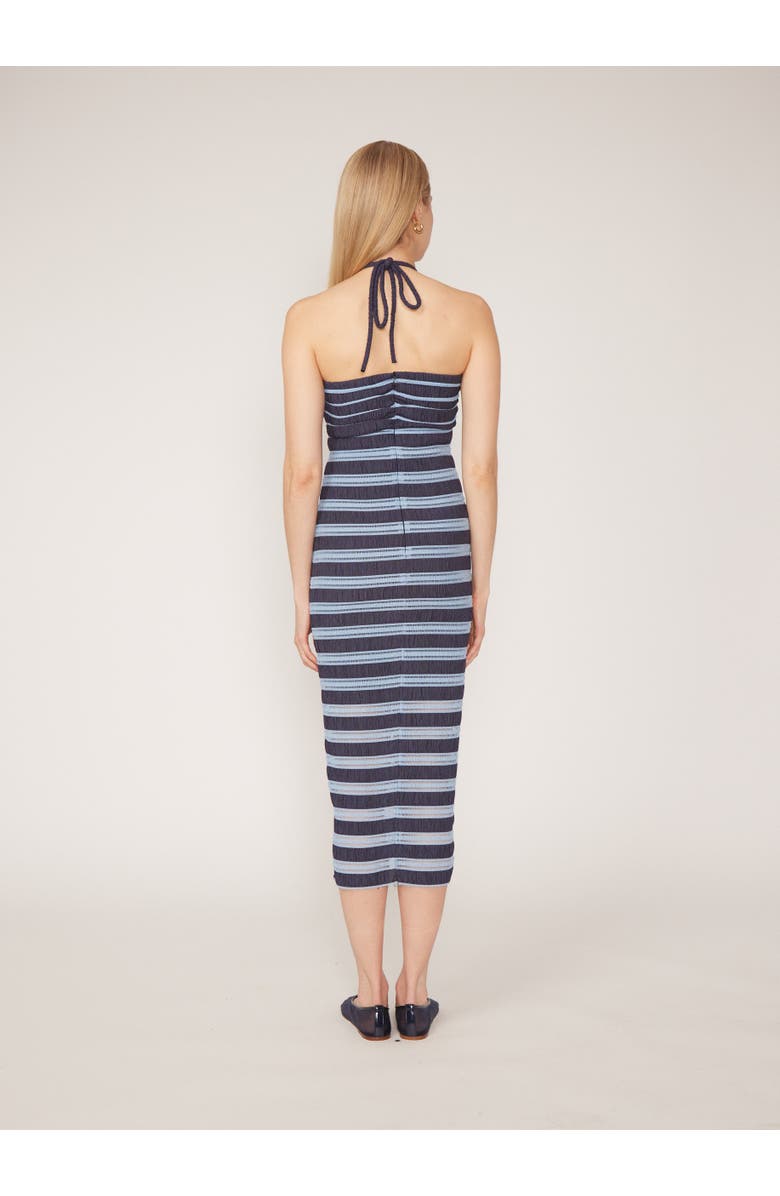 Gilner Farrar Delora Dress, Alternate, color, Blue Knit Lace