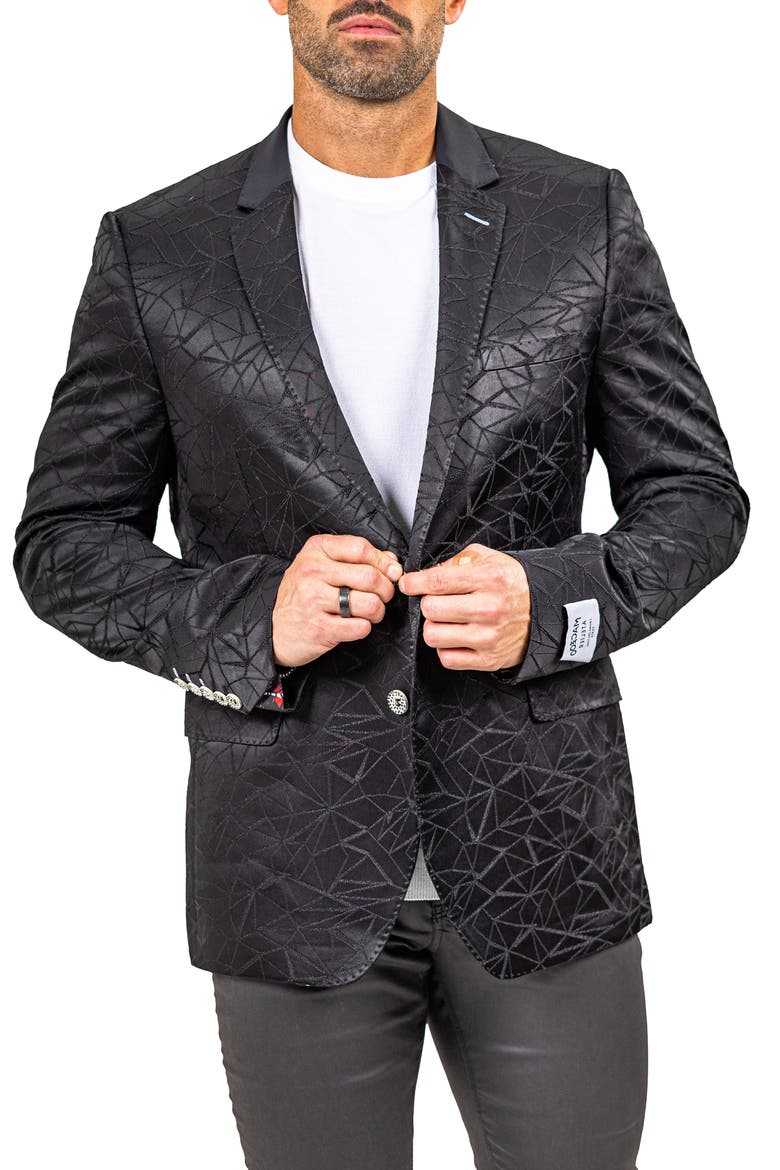 Socrateevo Martyr007 Sport Coat, Alternate, color, BLACK