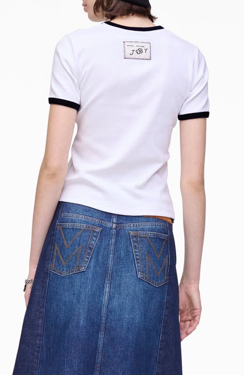 Marc Jacobs It's Ok Graphic Ringer T-shirt In White