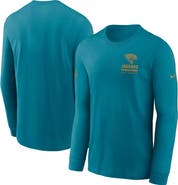 Nike Men's Nike Teal Jacksonville Jaguars Sideline Performance Long Sleeve T-Shirt