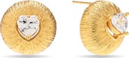 EYE CANDY LOS ANGELES Natalie Heart Stud Earrings