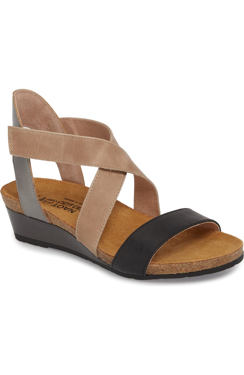 Naot Vixen Wedge Sandal, Main, color,