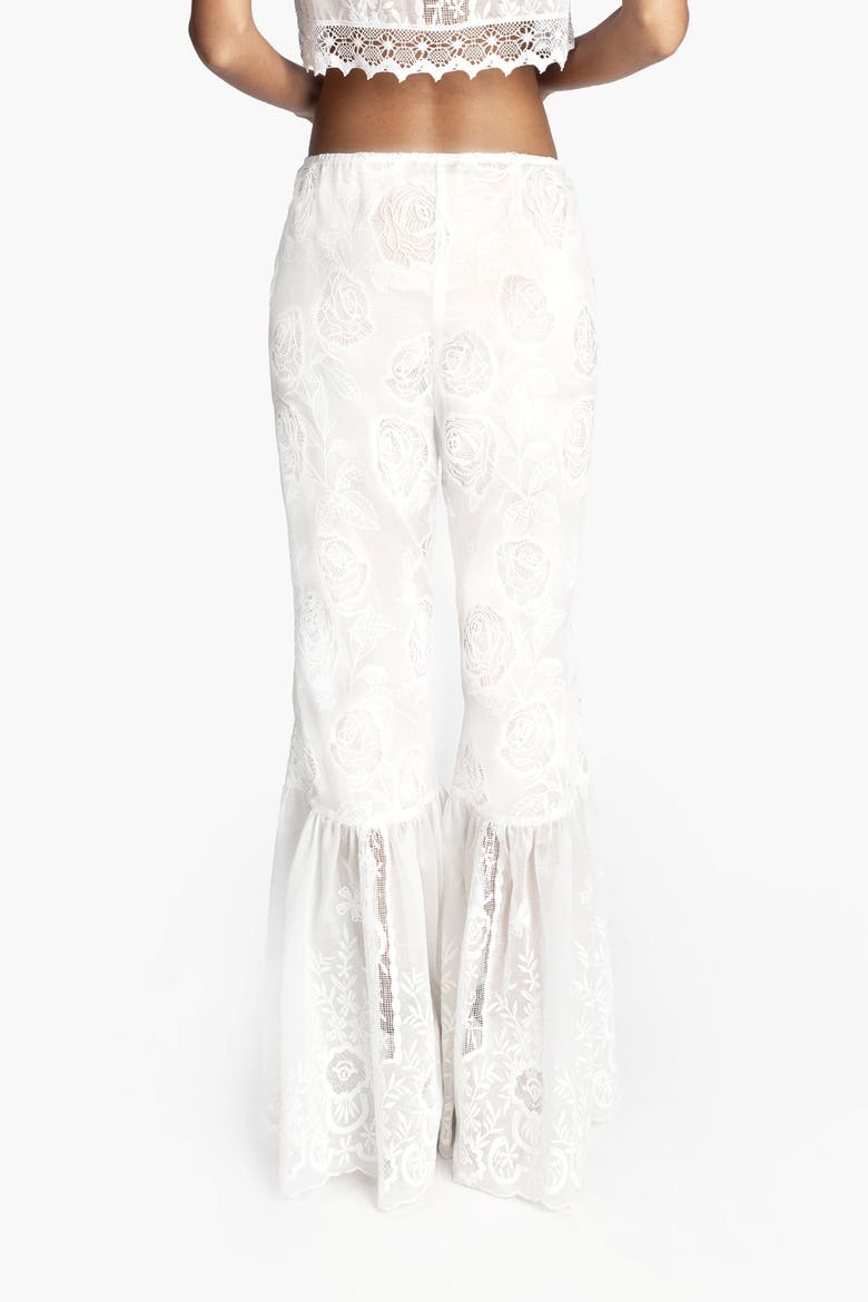 Cottage Rose Lace Pants, Alternate, color, WHITE