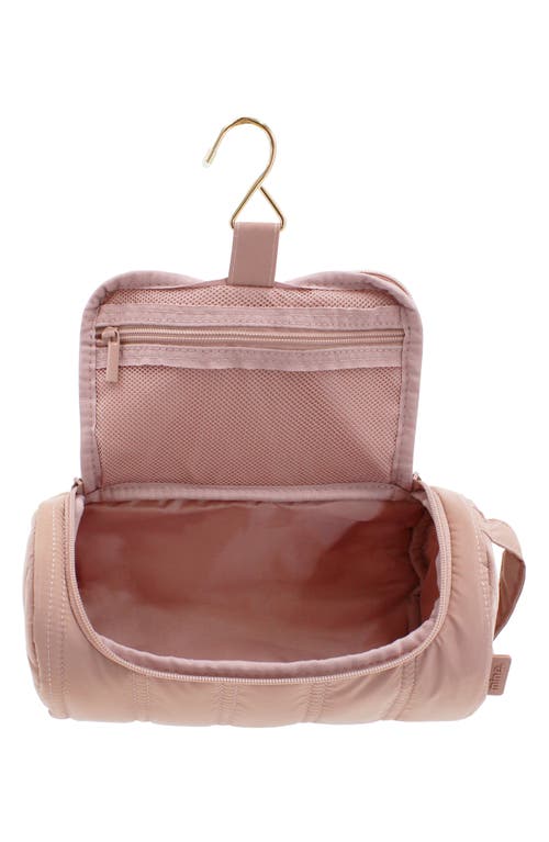 Mytagalongs Barrel Hanging Toiletry Bag In Rose
