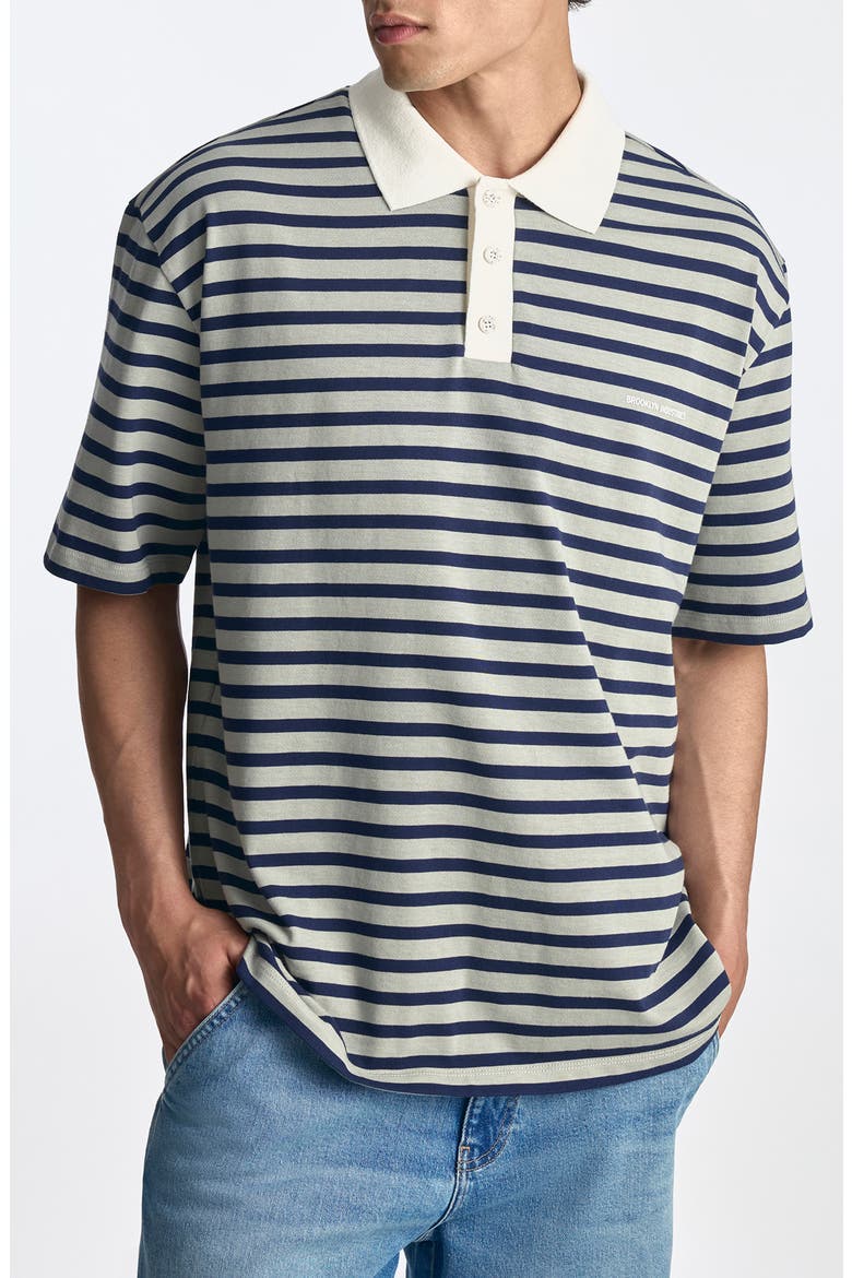 Stripe Polo, Main, color, NAVY STRIPE