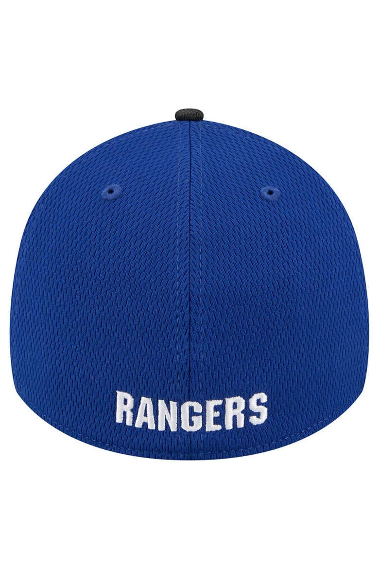 Men's New Era  Blue New York Rangers Visor Hit 39THIRTY Flex Hat, Alternate, color, Blue