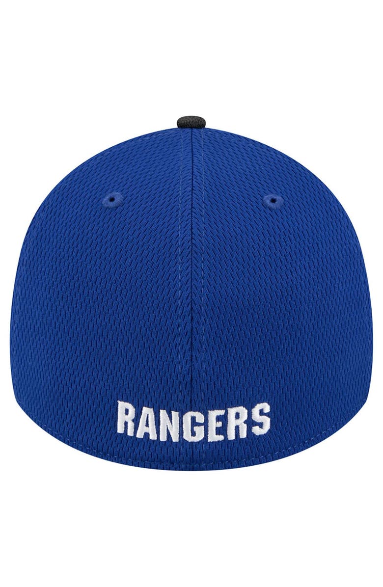 New Era Men's New Era  Blue New York Rangers Visor Hit 39THIRTY Flex Hat, Alternate, color, Blue