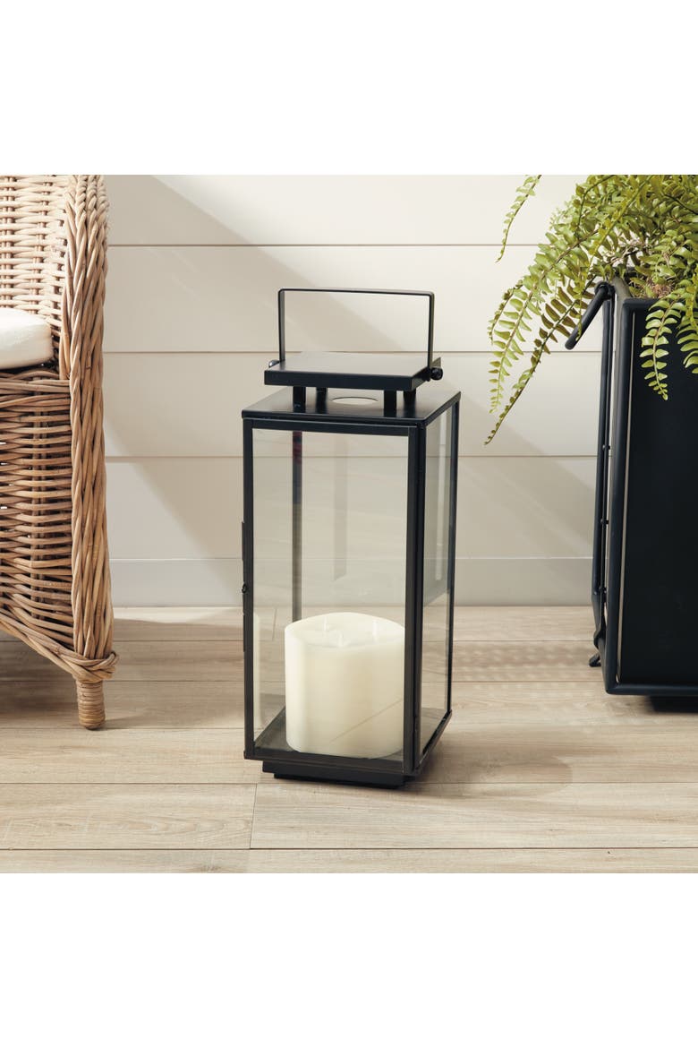 Alden Lantern, Alternate, color, Black