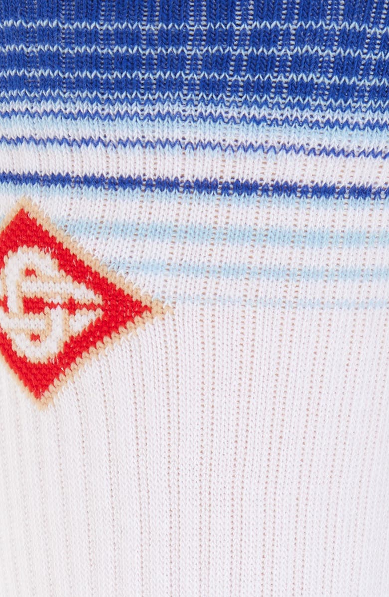 Casablanca Logo Crew Socks, Alternate, color, 