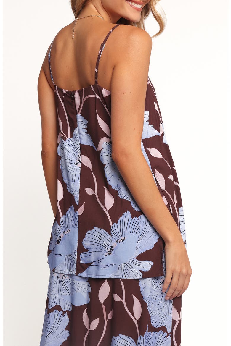Angie Square Neck Sleeveless Top, Alternate, color, BLUE POPPIES