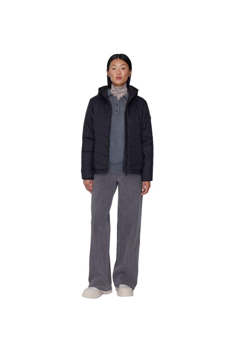 CAMILA | Lightweight Hooded Insulated Jacket, Alternate, color, Black