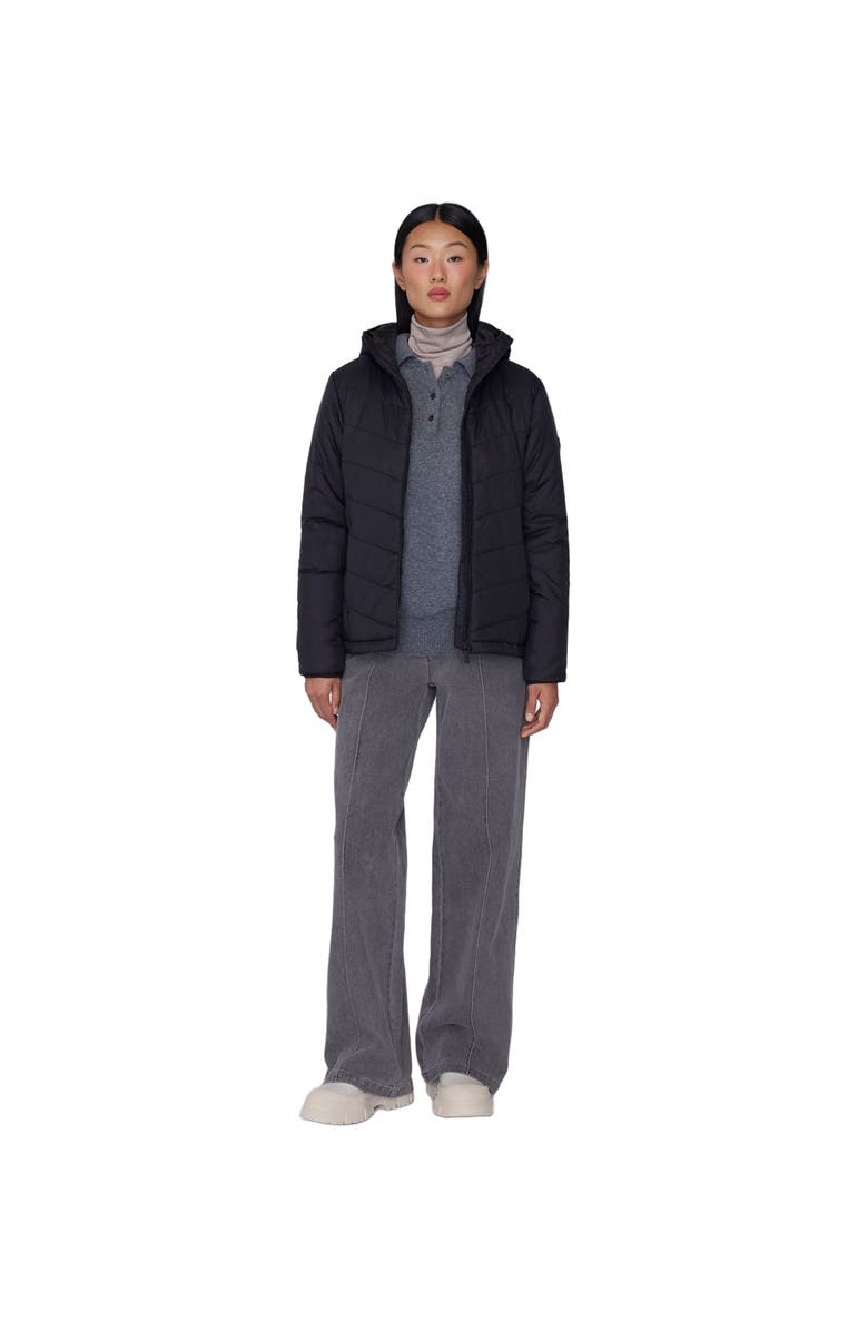 Quartz Co. CAMILA | Lightweight Hooded Insulated Jacket, Alternate, color, Black