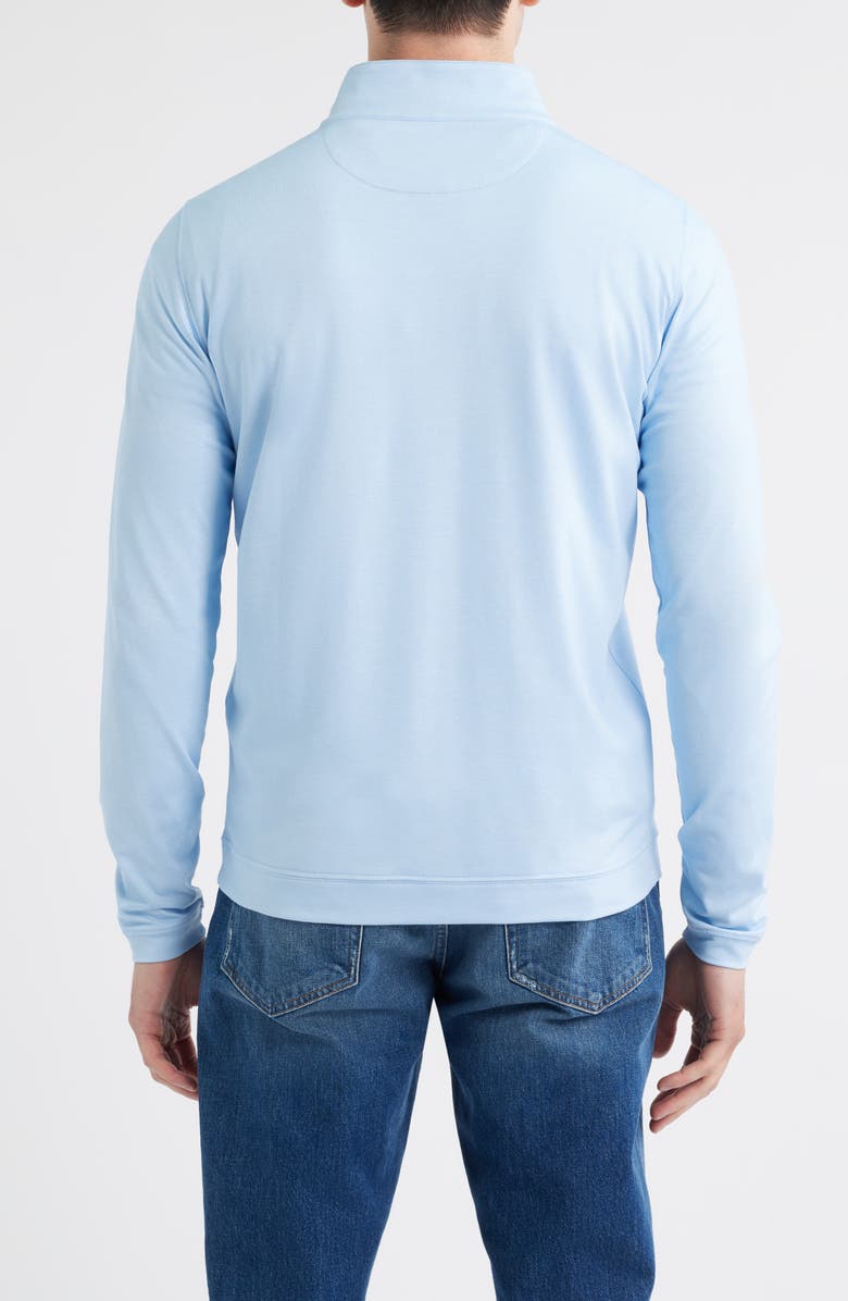 Peter Millar Crown Crafted Albatross Quarter Zip, Alternate, color, Blue Topaz