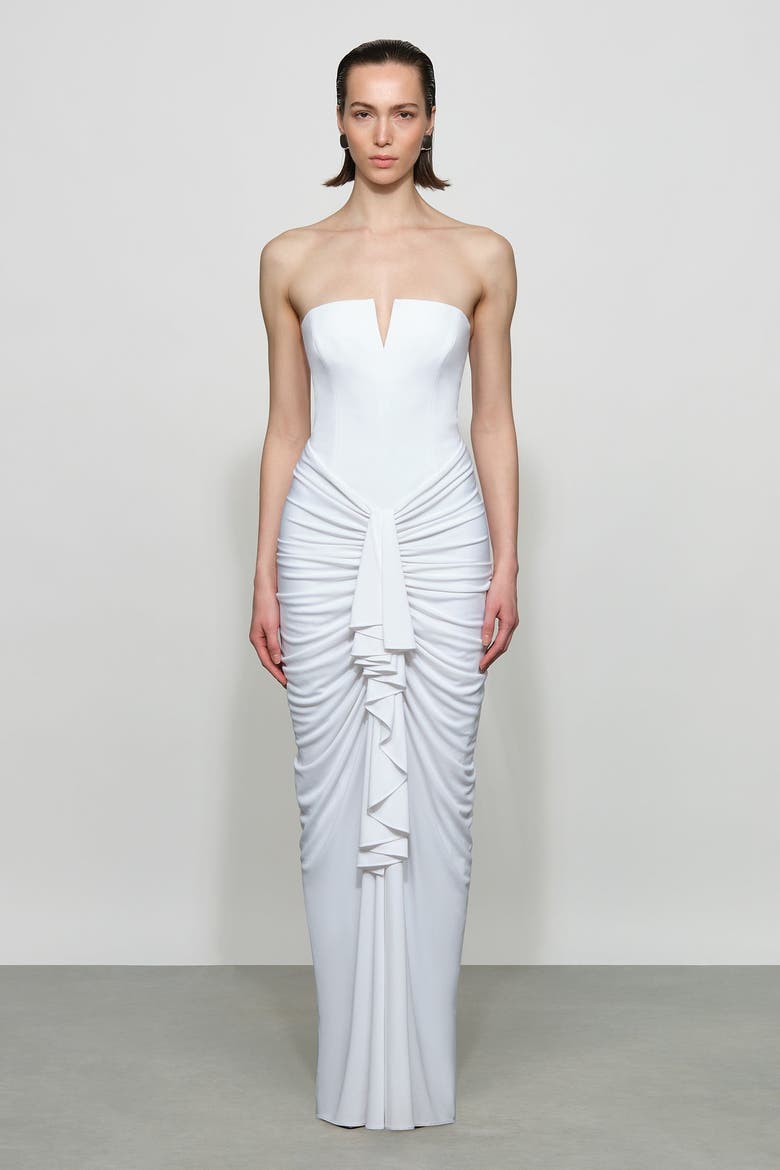Selena Gown, Main, color, Optic White