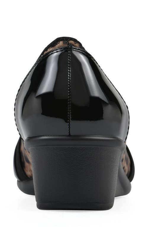 Cliffs By White Mountain Bowie Wedge Pump In Animal Print