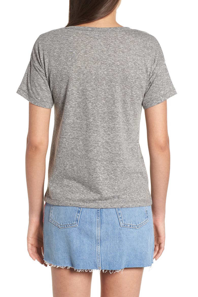 Short Sleeve Marl T-Shirt, Alternate, color, GREY MARL