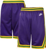 NBA Youth Nike Purple Utah Jazz Classic Edition Swingman Shorts