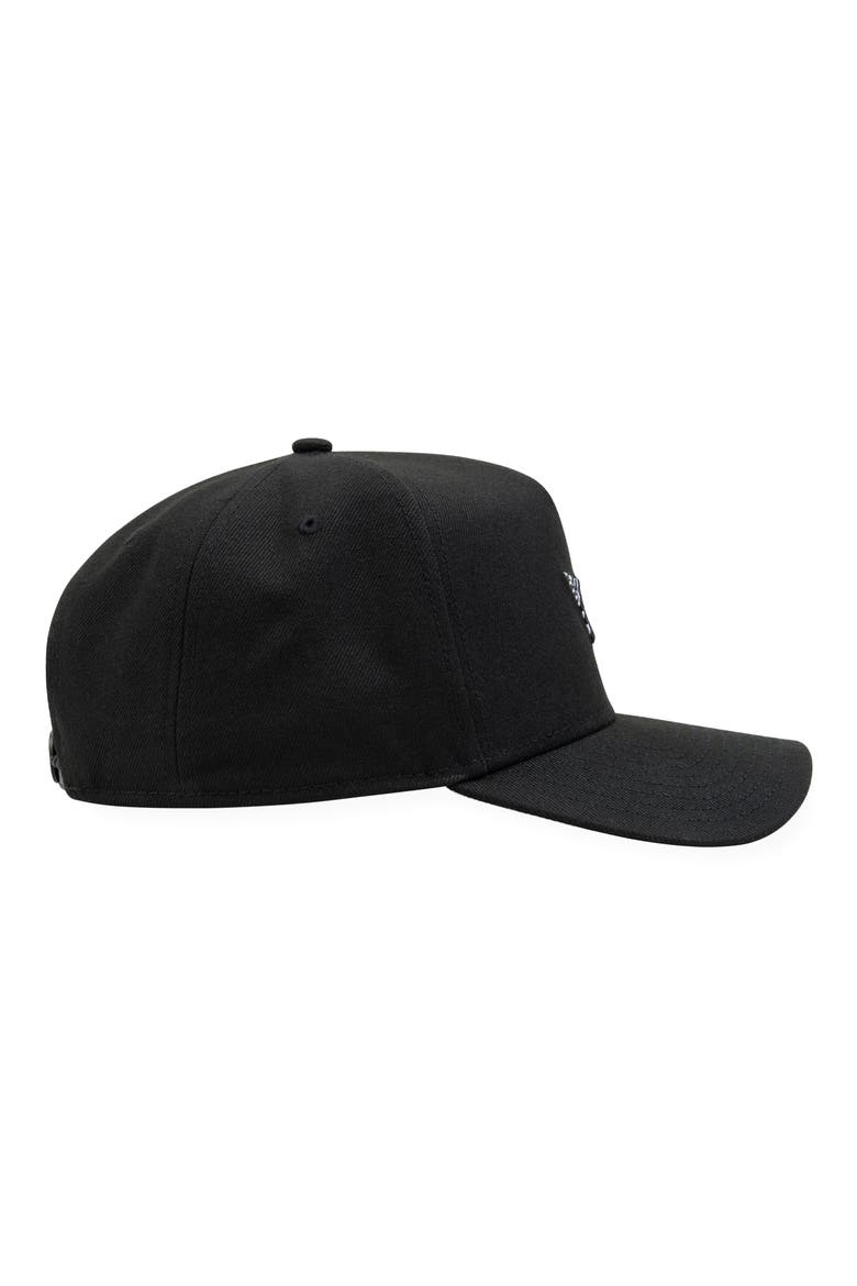 Logo 9FORTY A-Frame Snapback Cap, Alternate, color, BLACK
