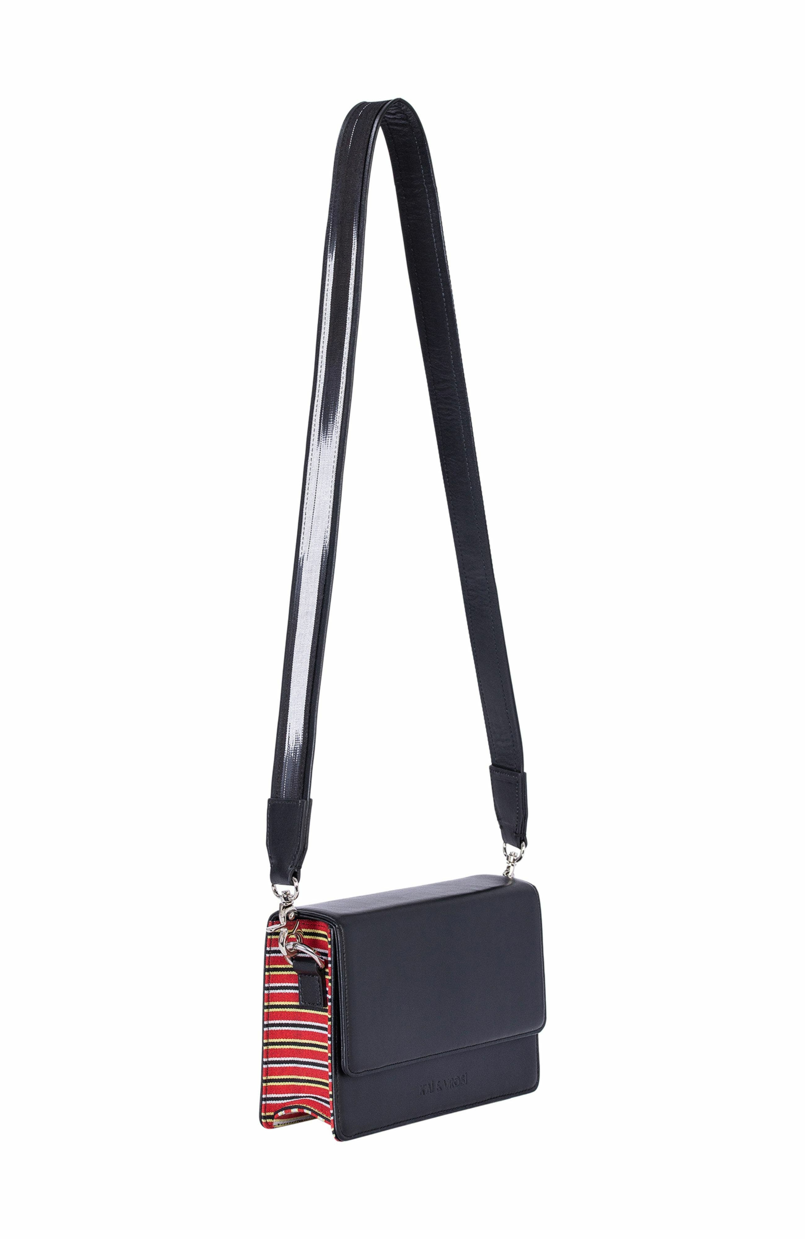 K'ai & Vrosi Leather Structured Crossbody Bag, Alternate, color, 