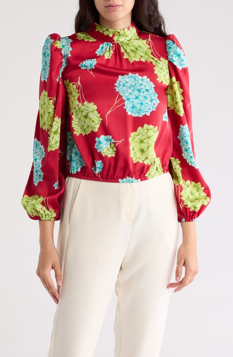 Seraphine Long Sleeve Mock Neck Top