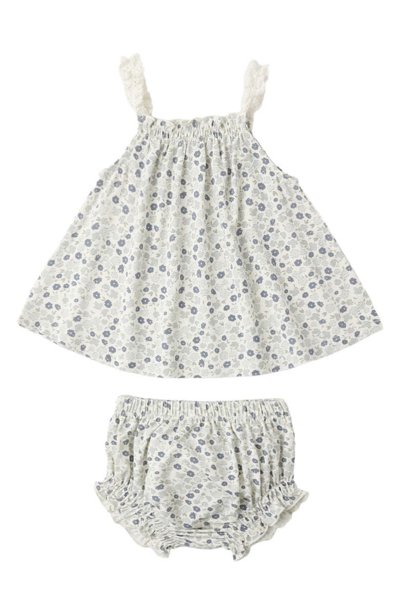 Rylee + Cru Lace Trim Swing Tank & Bloomers Set, Alternate, color, Ivory