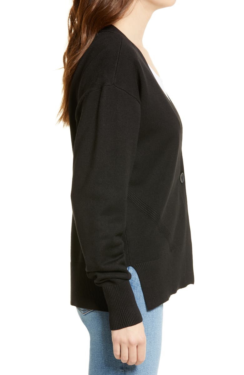 Good American Relaxed Cardigan, Alternate, color, 