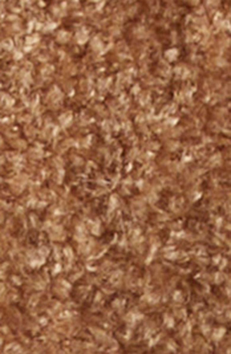 Moncler Marne Mixed Media Down Jacket with Removable Genuine Goat Hair Trim Hood, Alternate, color,